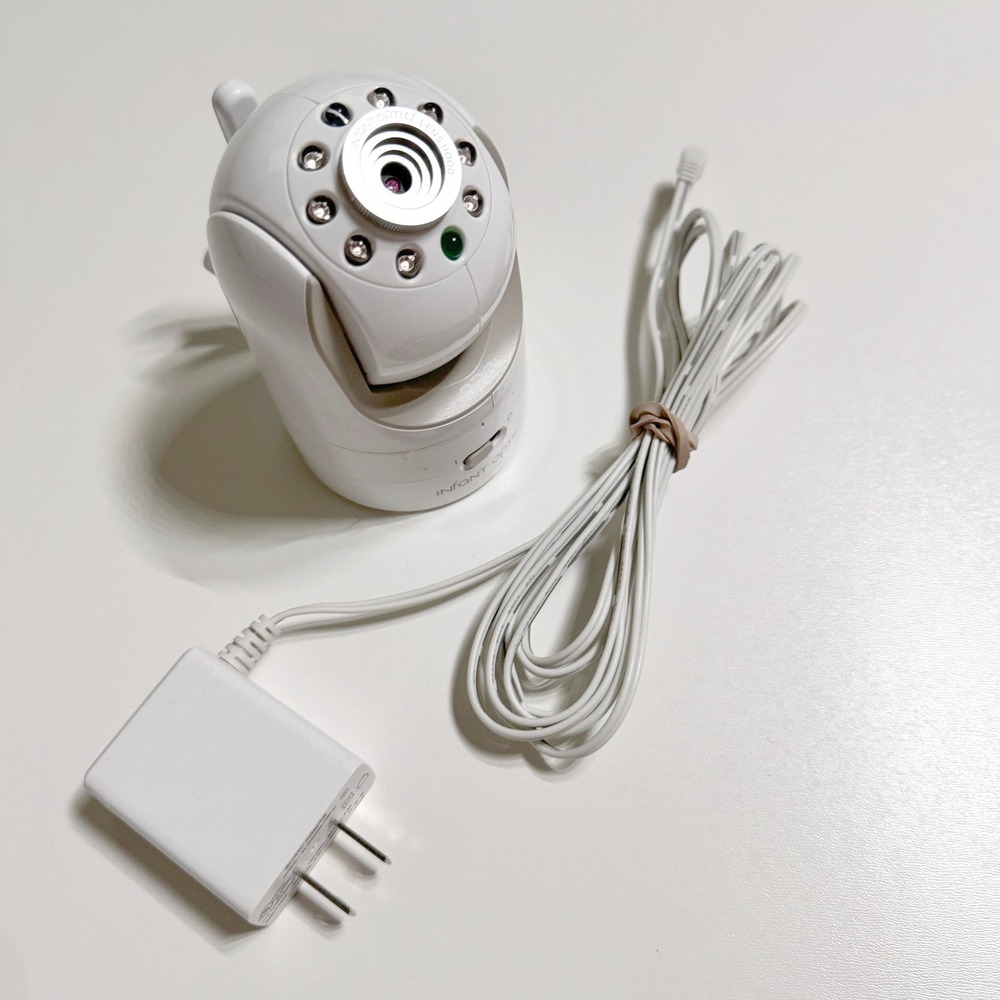 Infant Optics DXR-8 PRO Video Baby Monitor Add-On Camera White DXR8PPZ-A w/ cord